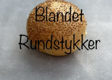 Alm. Rundstykker blandet